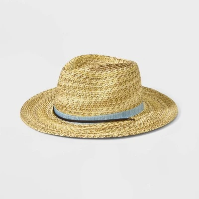 Men's Marled Straw Panama Hat With Chin Strap - Goodfellow & Co™ Cream 6 Men's Marled Straw Panama Hat With Chin Strap - Goodfellow & Co™ Cream - Image 4