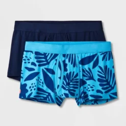 Men's Floral Leaf Print Trunks 2pk - Goodfellow & Co™ Blue/Orange 9 Men's Floral Leaf Print Trunks 2pk - Goodfellow & Co™ Blue/Orange -Men Fashion GUEST ebb213f7 1f5a 4d09 9e22 8e7bba0d8e32