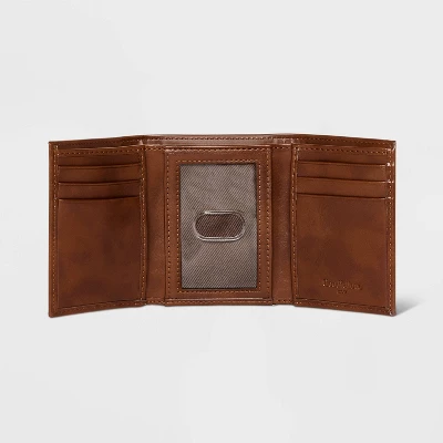 Men's RFID Trifold Wallet - Goodfellow & Co™ Brown 5 Men's RFID Trifold Wallet - Goodfellow & Co™ Brown - Image 3