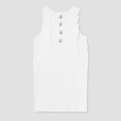 Men's Big & Tall 4pk Tank Top - Goodfellow & Co™ White -Men Fashion GUEST ec844737 0635 4be8 a9d2 e07fbddbcf15
