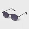 Men's Metal Round Sunglasses - Goodfellow & Co™ Hematite: UV Protection, Medium Fit 2 Men's Metal Round Sunglasses - Goodfellow & Co™ Hematite: UV Protection, Medium Fit -Men Fashion GUEST fcf79572 f250 44fb ba06 304a33647bf1
